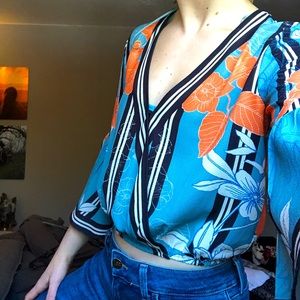 Floral crop top